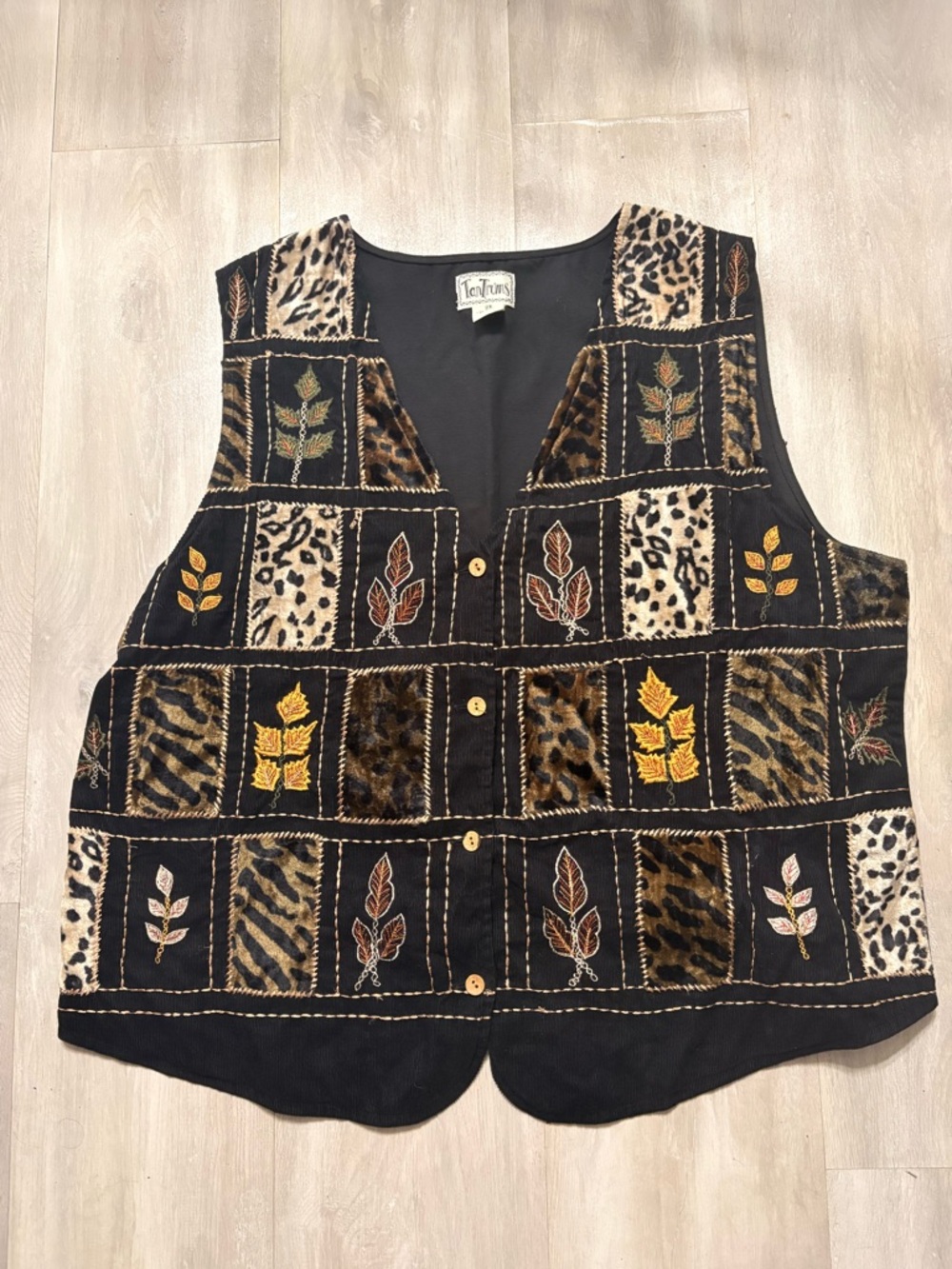 Tantrums Black Cotton Top with Branded Label